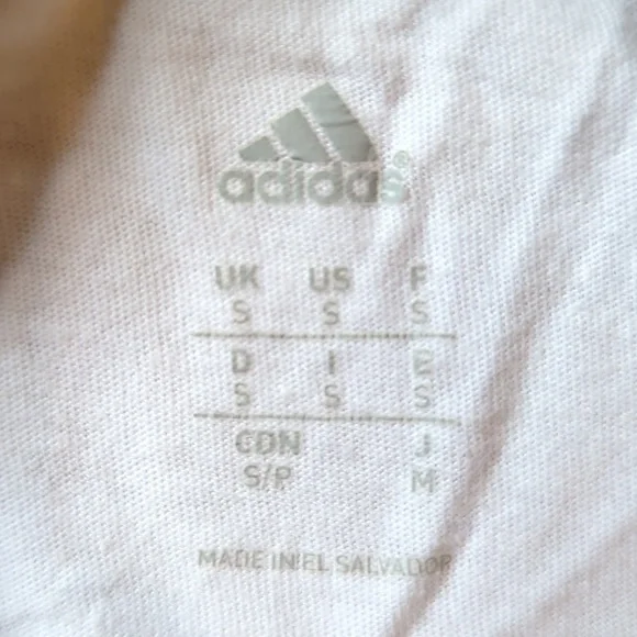 Adidas Kids 3/4 Sleeve Baseball Graphic Shirt, Size S (7) - Picture 4 of 5